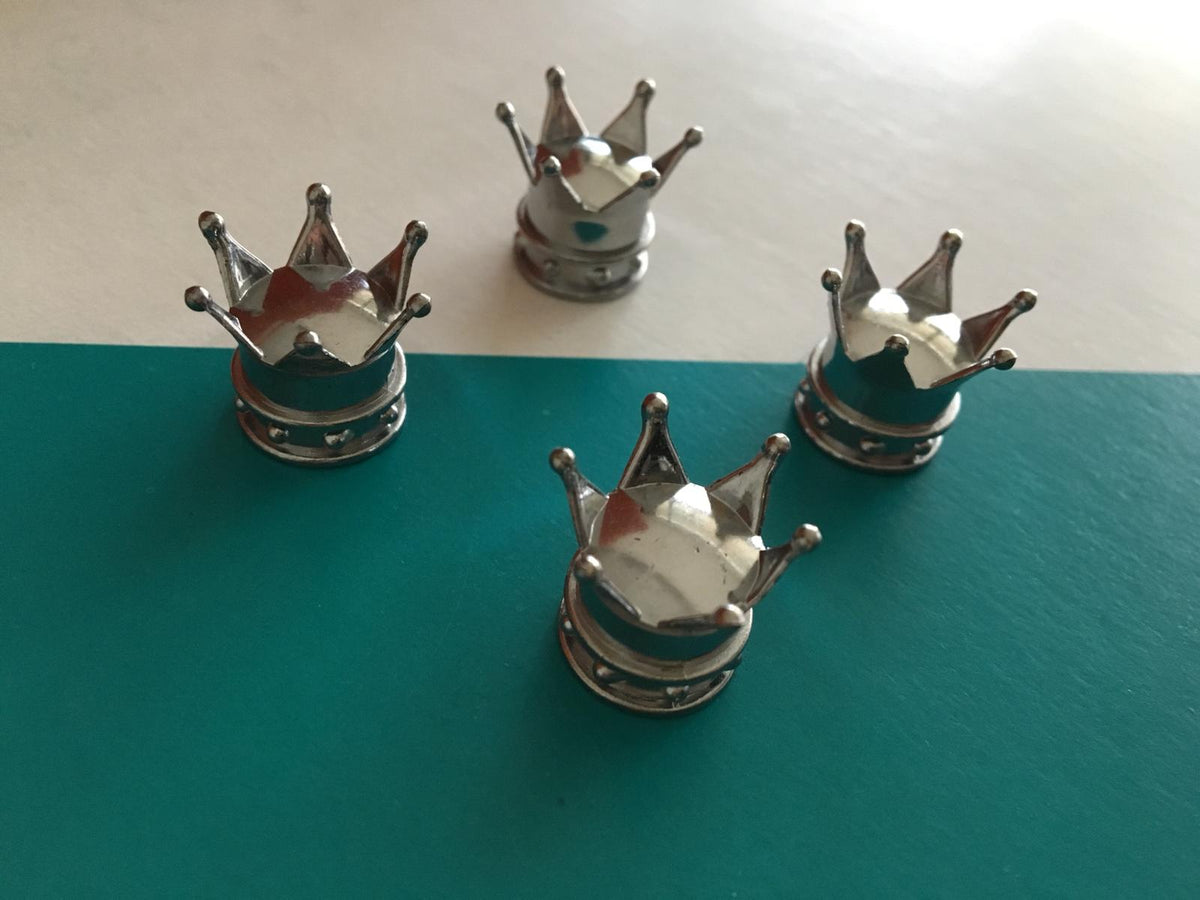 Kral Tacı Sibop Kapağı Krom 4 Adet image 4