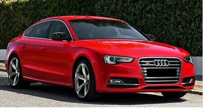 Audi A5 B8 2007-2016 Batman Yarasa Ayna Kapağı Piano Black ABS Plastik image 0