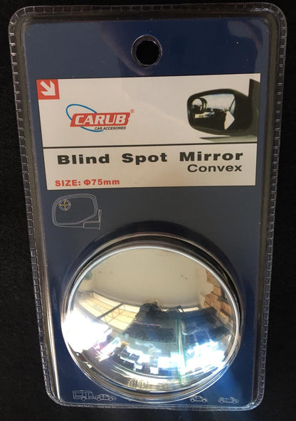 Carub Açısı Ayarlanabilir 75 mm Krom Yuvarlak Kör Nokta Aynası image 2