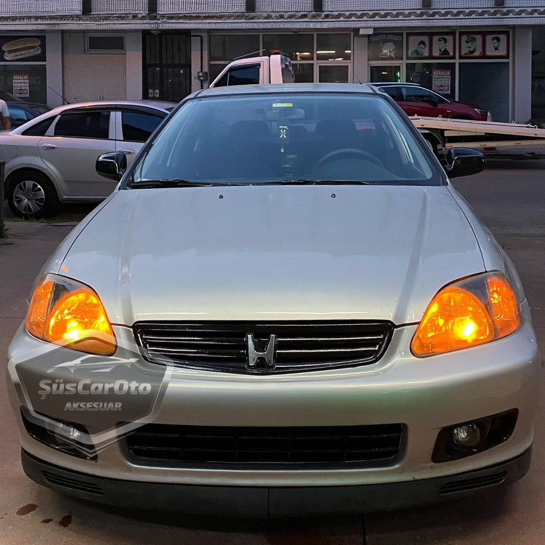 Honda Civic İES EK EJ 1996-2000 Uyumlu Üniversal V2 Laguna Lip Esnek Ön Lip 2 Parça Tampon Altı Dil Karlık Ön Ek image 0