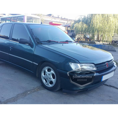Peugeot 306 1993-2002 Uyumlu Üniversal Laguna Lip Esnek Ön Lip 2 Parça Tampon Altı Dil Karlık Ön Ek image 6