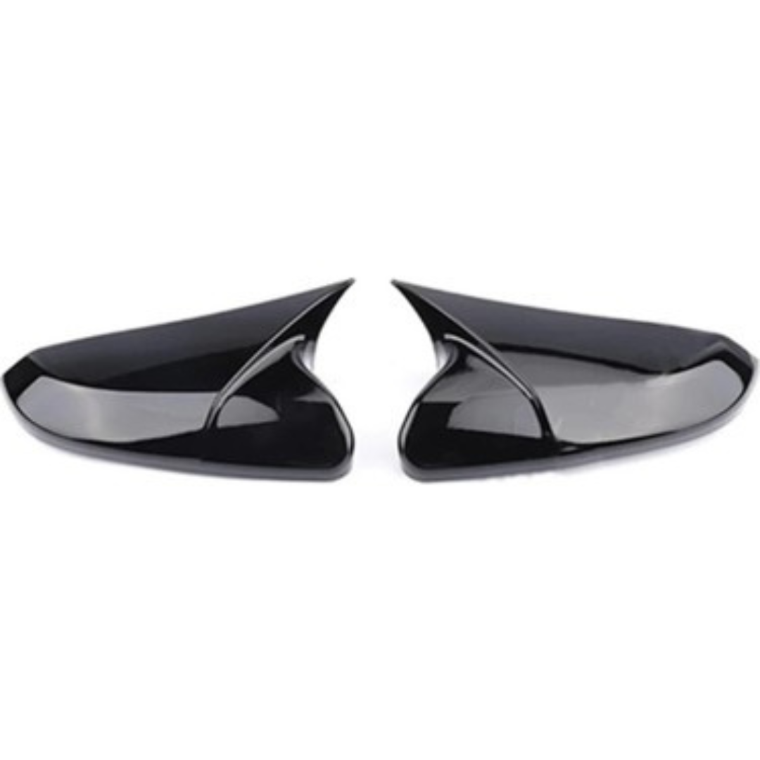 Honda Civic FC5 FK7 2016-2021 Batman Yarasa Ayna Kapağı Piano Black ABS Plastik image 2
