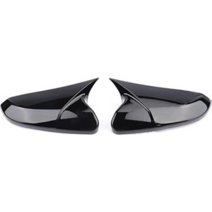 Honda Civic FC5 FK7 2016-2021 Batman Yarasa Ayna Kapağı Piano Black ABS Plastik image 2