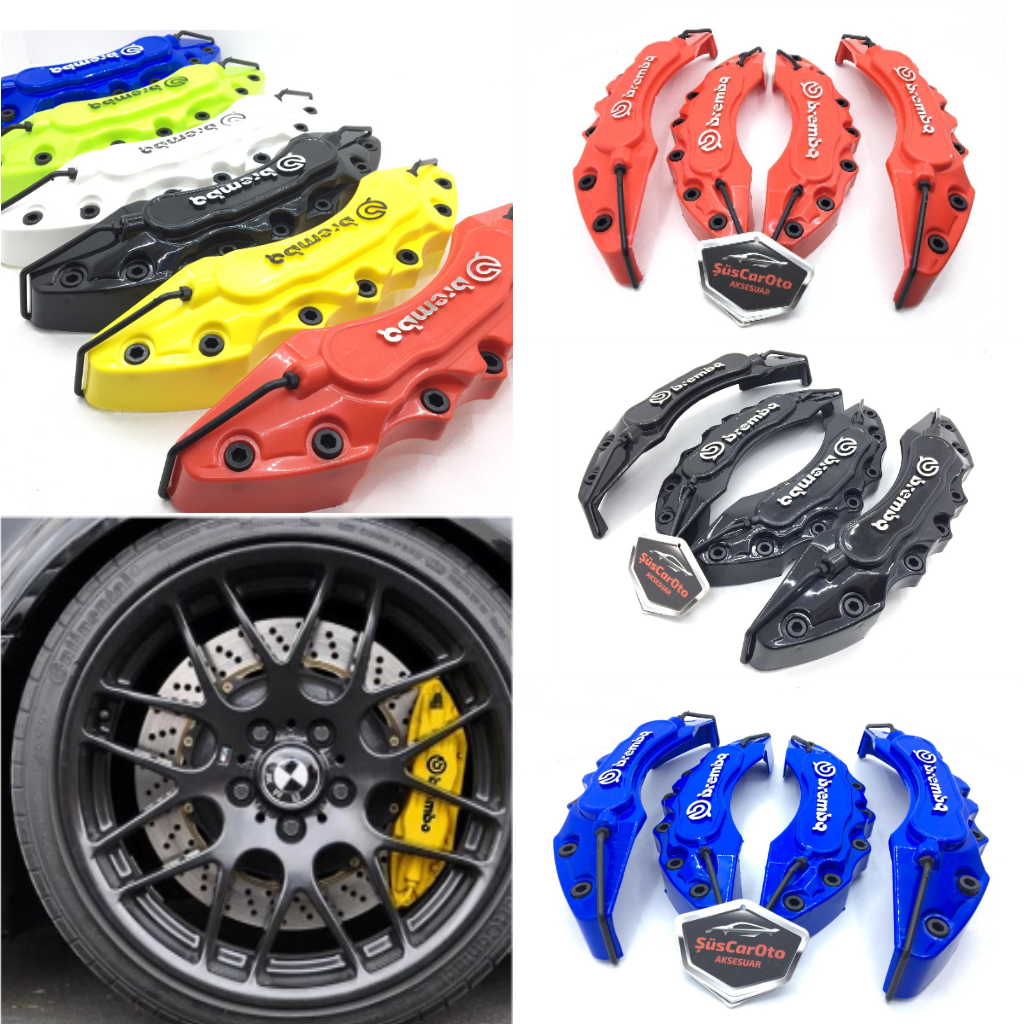 Brembo Fren Kaliper Kapağı 4'lü Set Üniversal 17'' ve Üzeri Uyumlu image 0