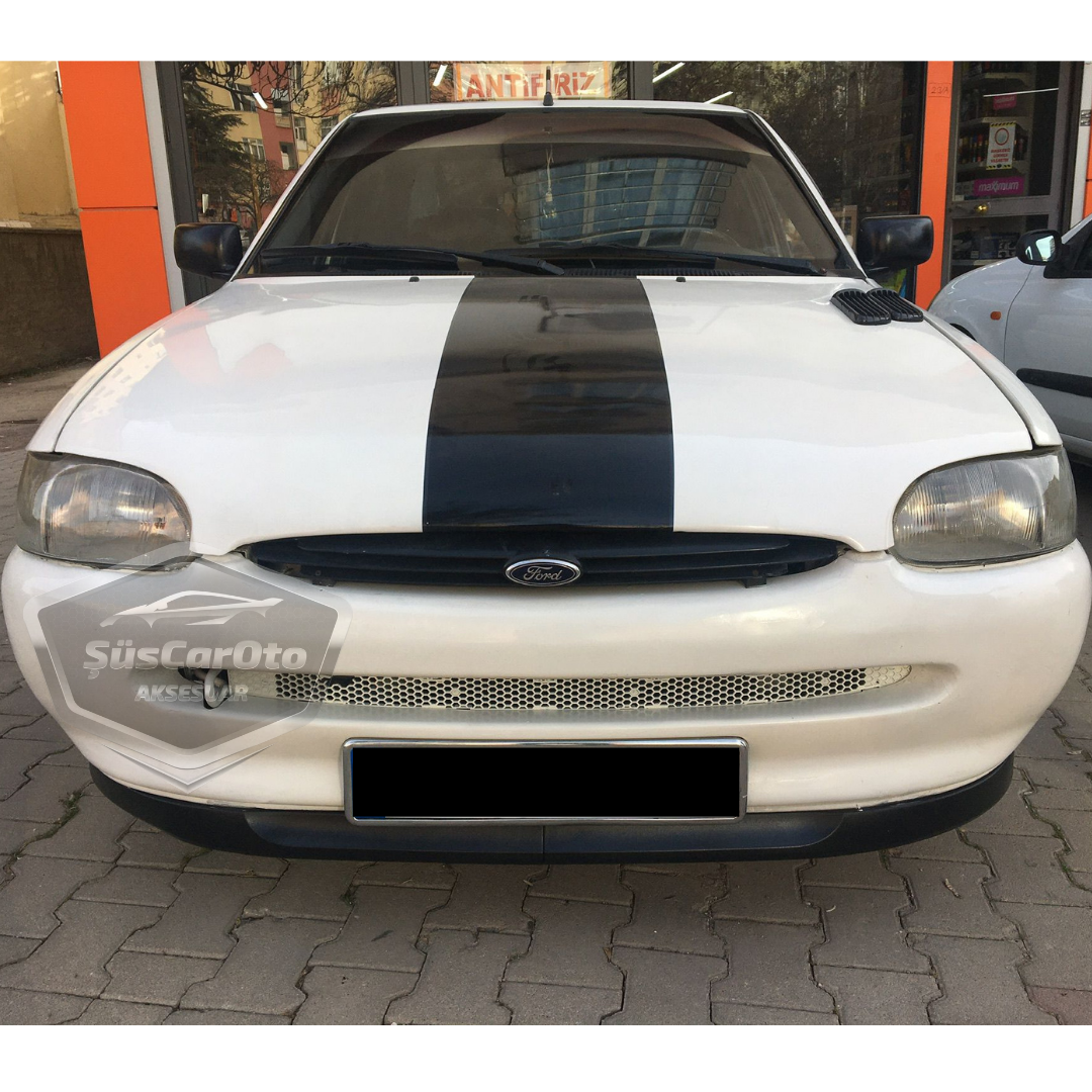 Ford Escort 1993-2003 Uyumlu Üniversal Astra H lip Esnek Ön Lip 2 Parça Tampon Altı Dil Karlık Ön Ek image 4