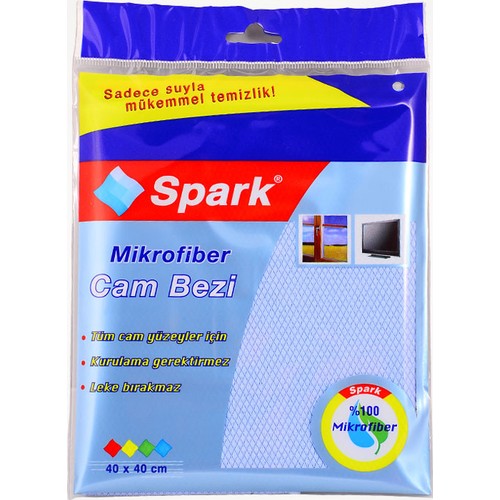 SPARK Mikrofiber Cam Bezi&amp;Genel Temizlik Bezi image 0