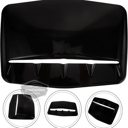 Üniversal Her Araca Uyumlu Geniş Midi Boy Kaput Üstü Havalandırma Izgarası Tavan Vent Air Scoop İthal Shark Tip 42 x 25 cm image 8