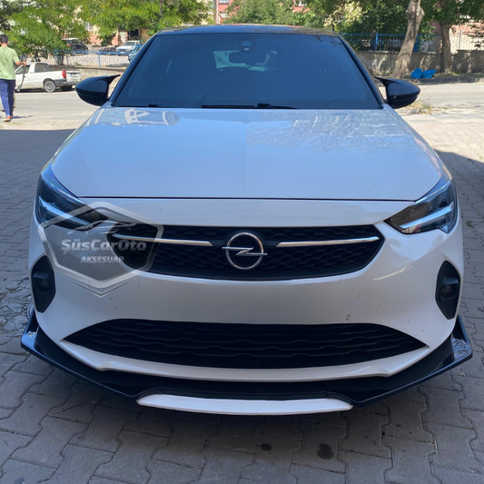 Opel Corsa F 2019 Sonrası Uyumlu Batman Yarasa Ayna Kapağı Piano Black ABS Plastik Sağ Sol Takım image 0