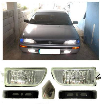 Carub Efsane Kasa Toyota Tip Sis Lambası 12V Beyaz 2 Adet(Emark Belgeli) image 0