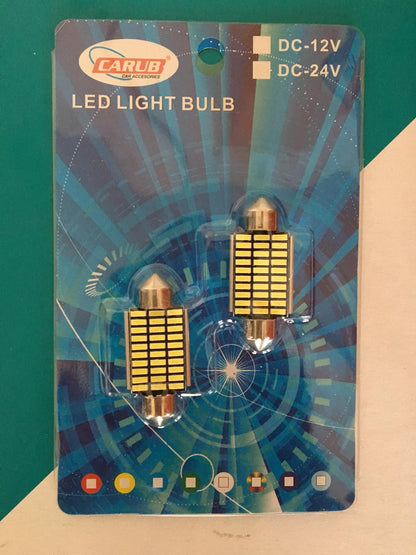 CARUB Tavan-Plaka Lambası Ampulu Sofit Canbus 12V 30 Ledli 39Mm image 1