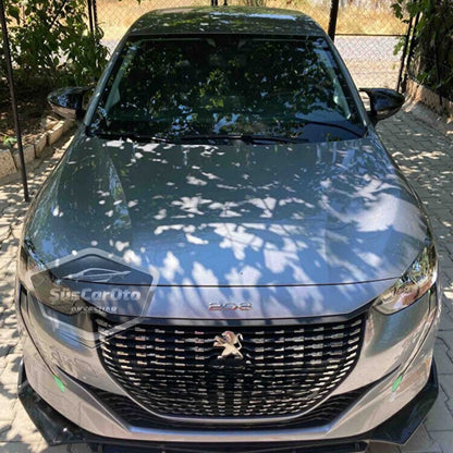 Peugeot 208 2021 Sonrası Uyumlu Batman Yarasa Ayna Kapağı Piano Black ABS Plastik Sağ Sol Takım image 1