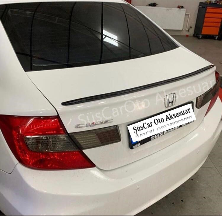 Honda Civic Fb7 12-16 Bagaj Üstü Spoiler Bagaj Çıtası Piano Black image 0
