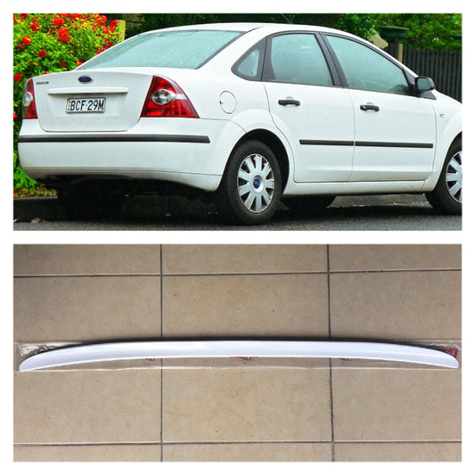 Ford Focus 2 2.5 Bagaj Üstü Spoiler Bagaj Çıtası Parlak Beyaz image 0