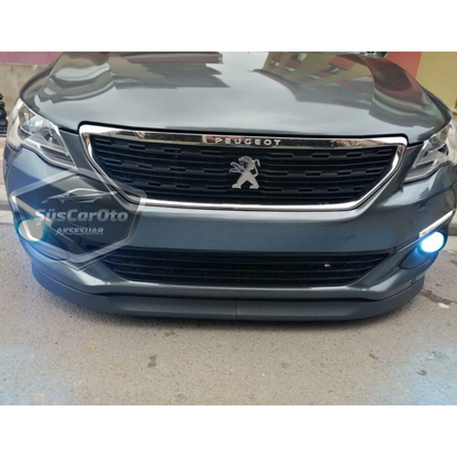 Peugeot 301 2012-2021 Uyumlu Üniversal Astra H lip Esnek Ön Lip 2 Parça Tampon Altı Dil Karlık Ön Ek image 8