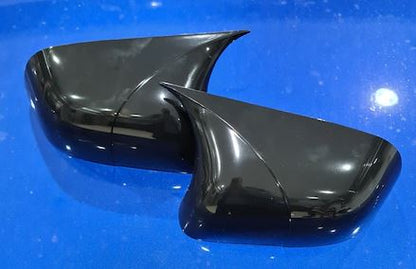 Dacia Duster 2009-2012 Makyajsız Batman Yarasa Ayna Kapağı Piano Black ABS Plastik image 1