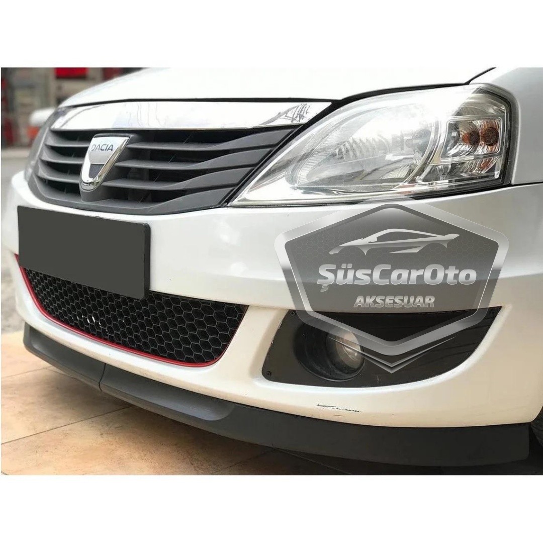 Dacia Logan 2009-2020 Uyumlu Üniversal Astra H lip Esnek Ön Lip 2 Parça Tampon Altı Dil Karlık Ön Ek image 1