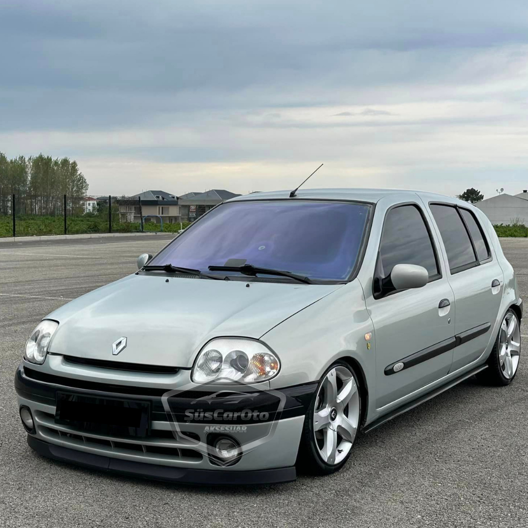 Renault Clio Symbol Hb&amp;Sedan 1998-2002 Uyumlu Üniversal Astra H lip Esnek Ön Lip 2 Parça Tampon Altı Dil Karlık Ön Ek image 2