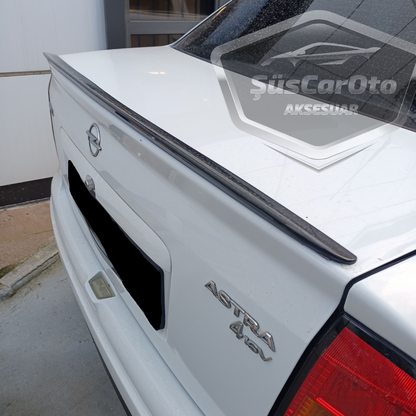 Opel Astra G 1998-2004 Bagaj Üstü Spoiler Bagaj Çıtası Piano Black Parlak Siyah image 1