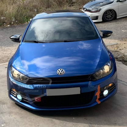 Vw Scirocco 2008-2016 Batman Yarasa Ayna Kapağı Piano Black ABS Plastik image 4