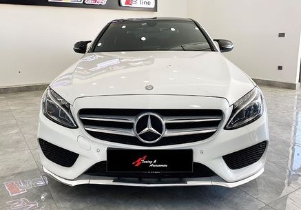Mercedes W205 C Serisi 2015 Sonrası Batman Yarasa Ayna Kapağı Piano Black ABS Plastik image 1