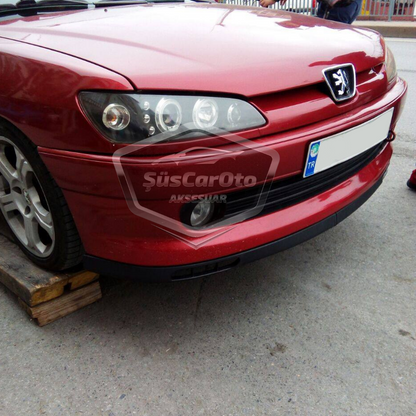 Peugeot 306 1993-2002 Uyumlu Üniversal Laguna Lip Esnek Ön Lip 2 Parça Tampon Altı Dil Karlık Ön Ek image 5
