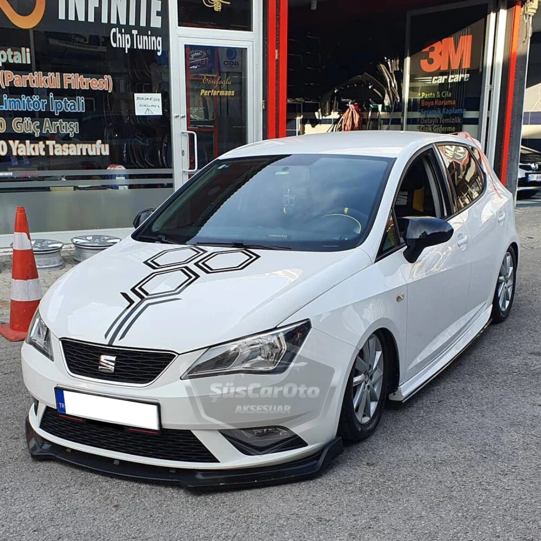 Seat İbiza MK4 2009-2017 Batman Yarasa Ayna Kapağı Piano Black ABS Plastik image 2