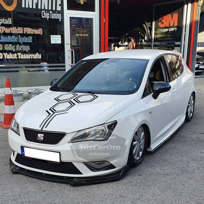 Seat İbiza MK4 2009-2017 Batman Yarasa Ayna Kapağı Piano Black ABS Plastik image 2
