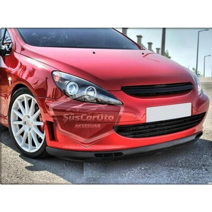 Peugeot 307 2001-2008 Uyumlu Üniversal Laguna Lip Esnek Ön Lip 2 Parça Tampon Altı Dil Karlık Ön Ek image 7