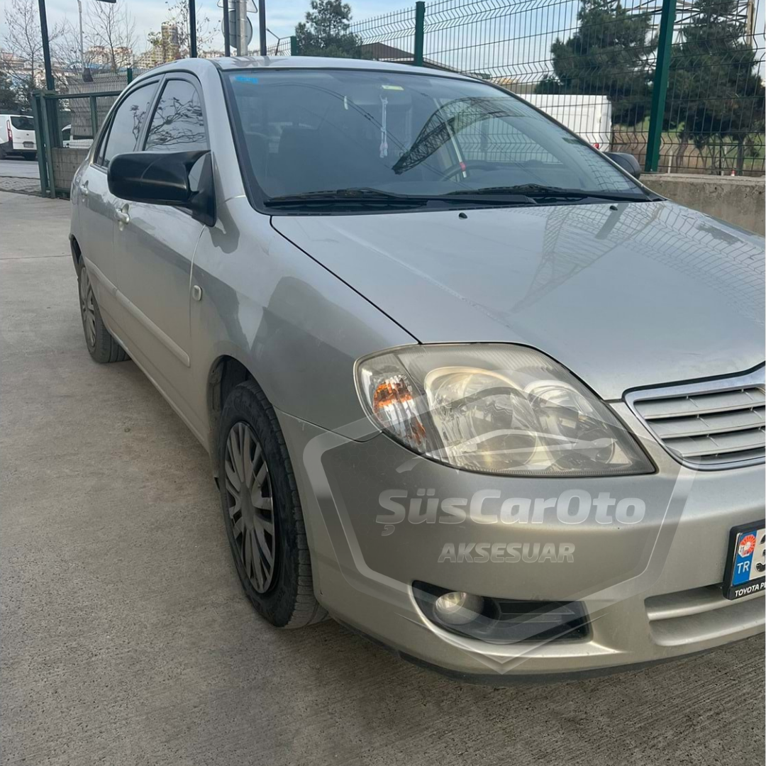 Toyota Corolla E120 2002-2006 Sinyalsiz Uyumlu Batman Yarasa Ayna Kapağı Piano Black ABS Plastik image 1
