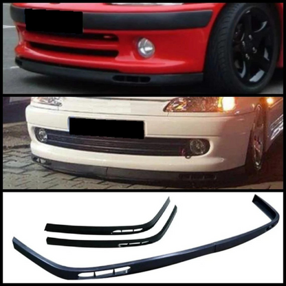 Peugeot 106 1991-2004 Uyumlu Üniversal Laguna Lip Esnek Ön Lip 2 Parça Tampon Altı Dil Karlık Ön Ek image 6