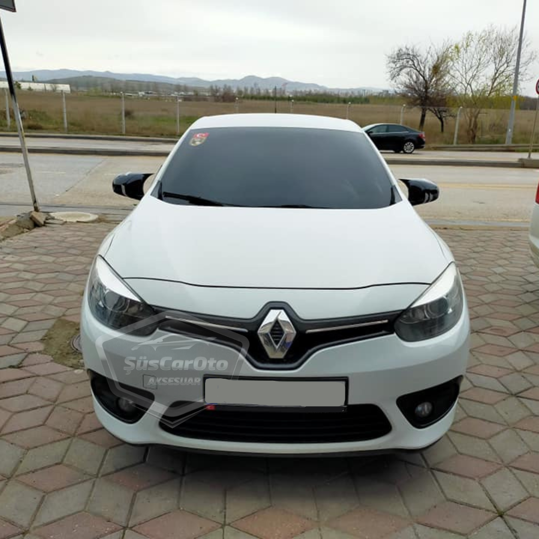 Renault Fluence 2009-2016 Batman Yarasa Ayna Kapağı Piano Black ABS Plastik image 4