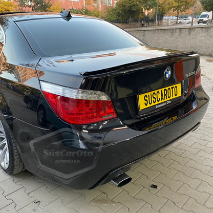 Bmw 5 Serisi E60 2003-2010 Samurai M3 Tip Bagaj Üstü Spoiler Bagaj Çıtası Piano Black Parlak Siyah image 1