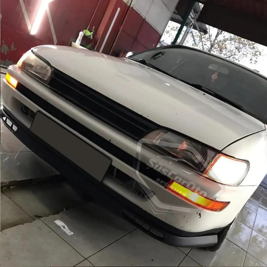 Toyota Corolla AE101 Efsane Kasa 1991-1998 Uyumlu Üniversal Laguna Lip Esnek Ön Lip 2 Parça Tampon Altı Dil Karlık Ön Ek image 7