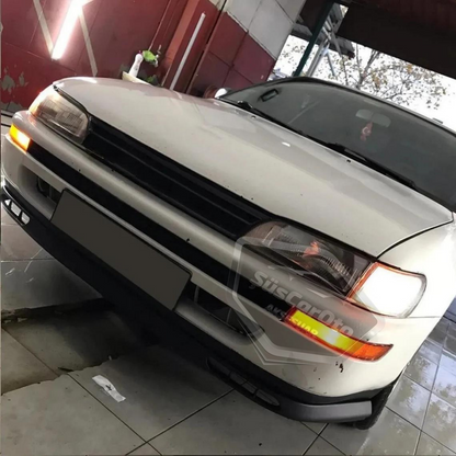 Toyota Corolla AE101 Efsane Kasa 1991-1998 Uyumlu Üniversal Laguna Lip Esnek Ön Lip 2 Parça Tampon Altı Dil Karlık Ön Ek image 7