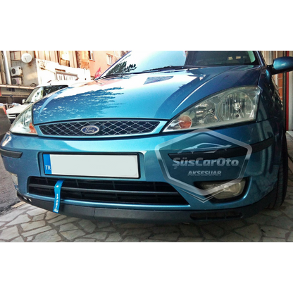 Ford Focus 1 Hb&amp;Sedan 1998-2004 Uyumlu Üniversal Laguna lip Esnek Ön Lip 2 Parça Tampon Altı Dil Karlık Ön Ek image 3