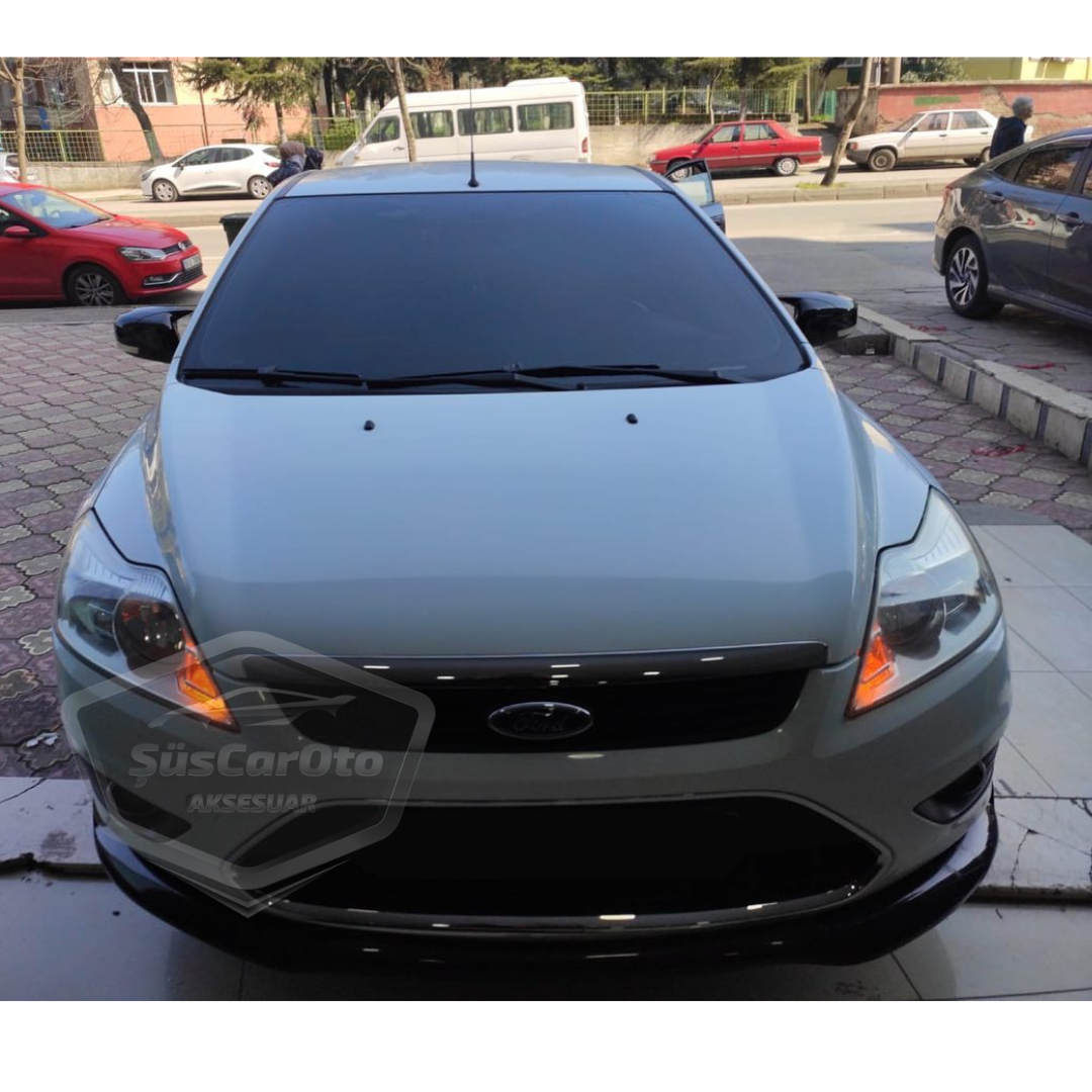 Ford Focus 2.5 2009-2011 Batman Yarasa Ayna Kapağı Piano Black ABS Plastik image 2