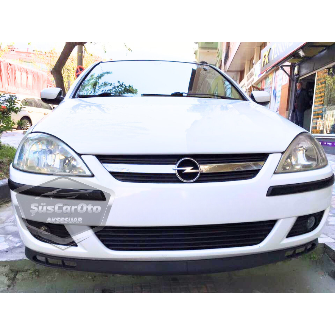 Opel Corsa C 2000-2006 Uyumlu Üniversal Laguna Lip Esnek Ön Lip 2 Parça Tampon Altı Dil Karlık Ön Ek image 6
