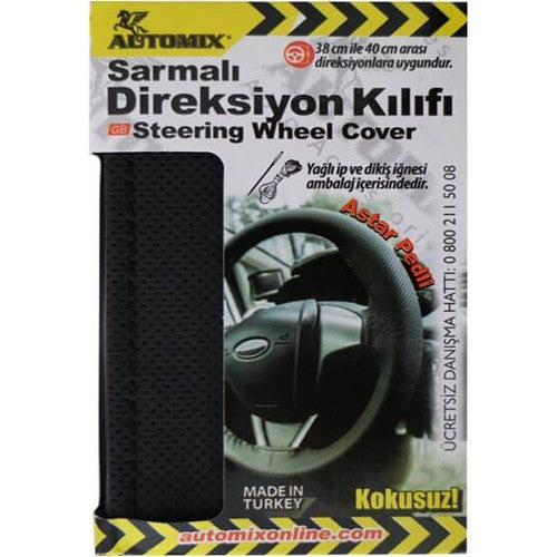 Automix Türk Bayraklı  Sarmalı Direksiyon Kılıfı image 0