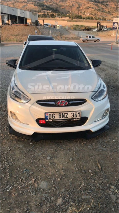 Hyundai Accent Blue Sinyalli Batman Yarasa Ayna Kapağı Piano Black ABS Plastik image 2