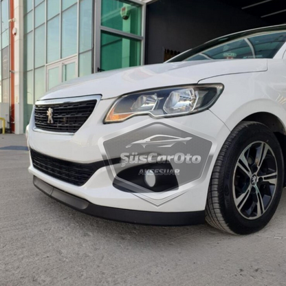 Peugeot 301 2012-2021 Uyumlu Üniversal Astra H lip Esnek Ön Lip 2 Parça Tampon Altı Dil Karlık Ön Ek image 4
