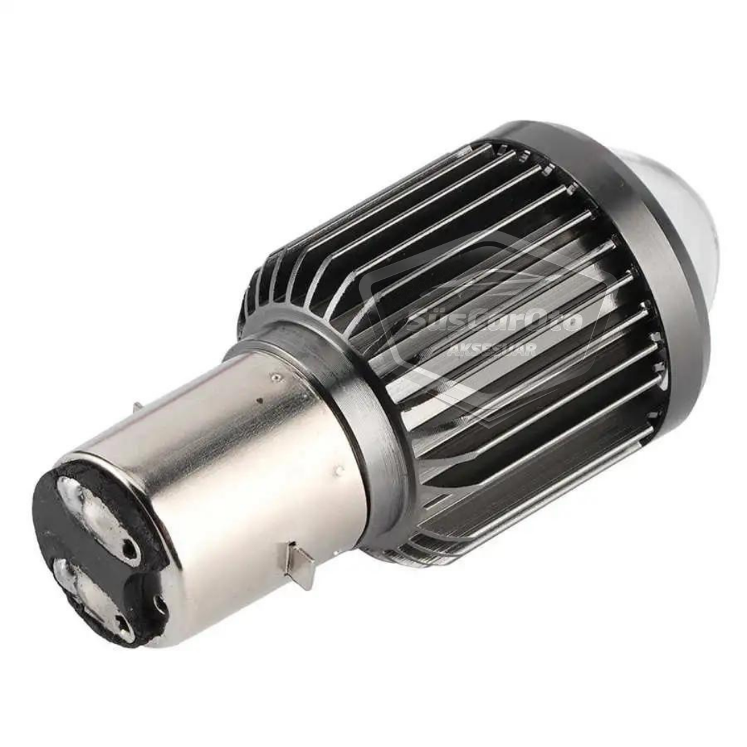 Otomobil Araç Motosiklet Mercekli Far Ampulü Led Far Çift Renk Sarı-Beyaz CSP Led Lamba Delici Yayıcı S2 Uzun Kısa 1 Adet BA20D H6 image 9