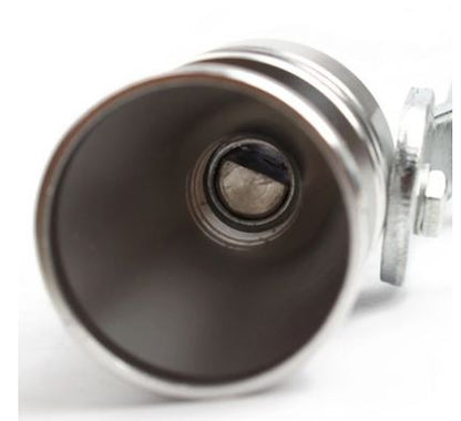 Üniversal Egzoz Islık Aparatı Egzoz Ucu Turbo Sesi Large 29 mm KROM image 5