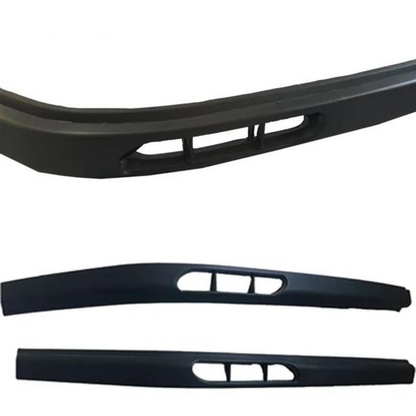Opel Corsa C 2000-2006 Uyumlu Üniversal Laguna Lip Esnek Ön Lip 2 Parça Tampon Altı Dil Karlık Ön Ek image 8