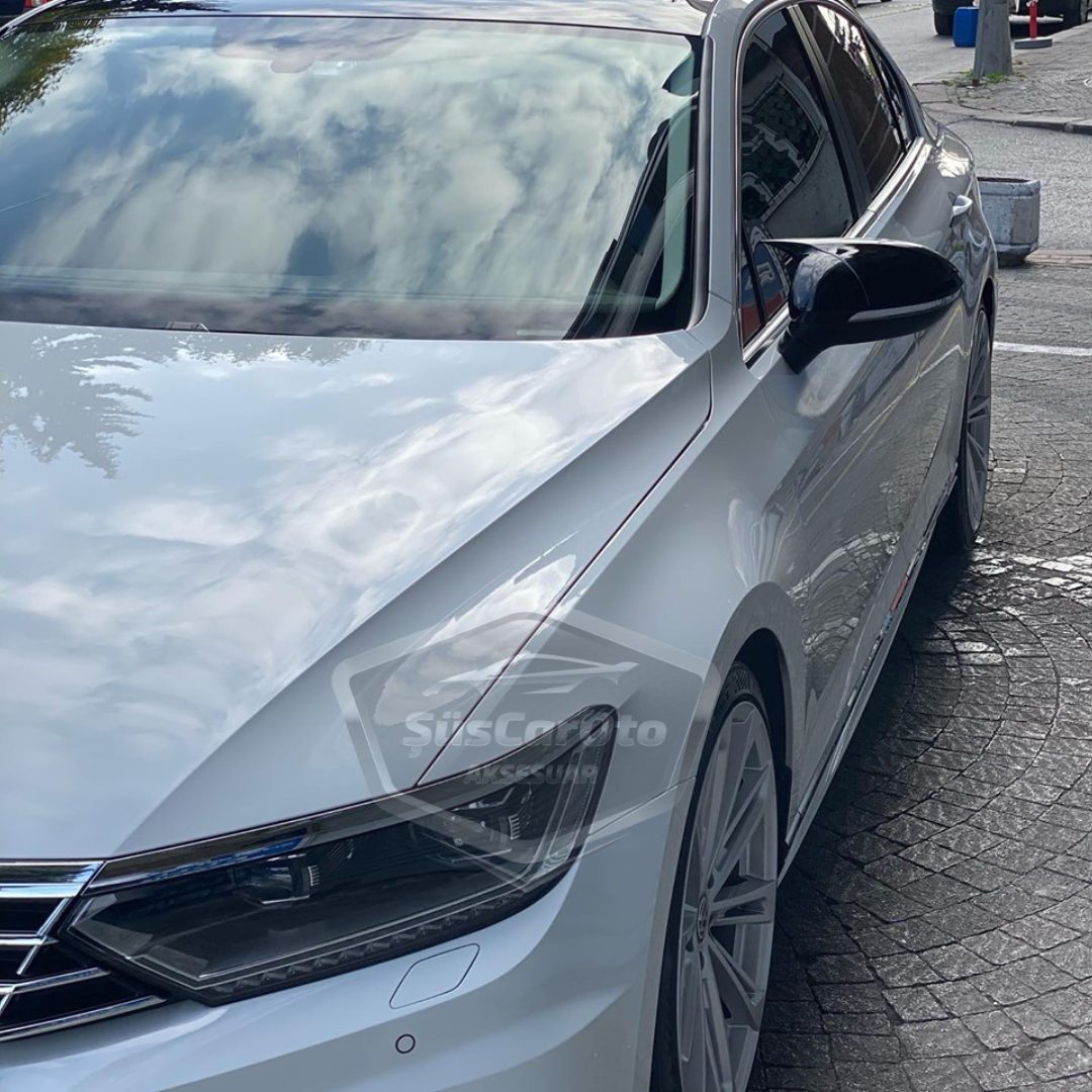 Vw Passat B8 2015 Sonrası Batman Yarasa Ayna Kapağı Piano Black ABS Plastik image 4