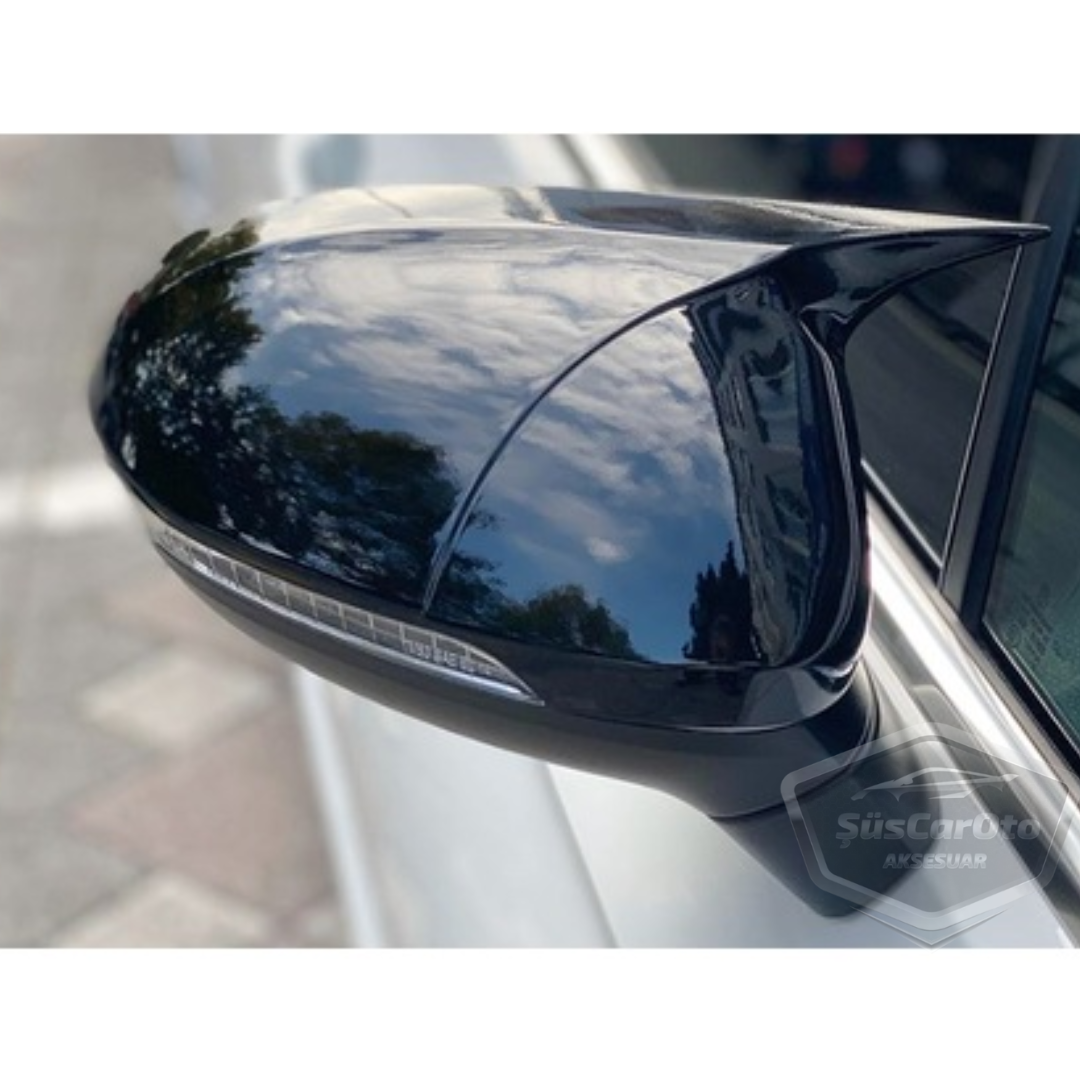 Vw Passat B8 2015 Sonrası Batman Yarasa Ayna Kapağı Piano Black ABS Plastik image 7