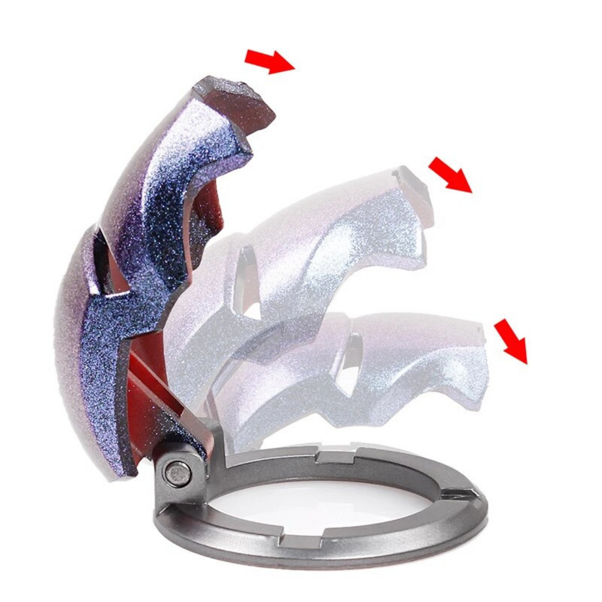 Start Stop Tuşu Kapağı Iron Man Metal Tuş Koruyucu Dekoratif Özel Çinko Alaşım Kırmızı image 6