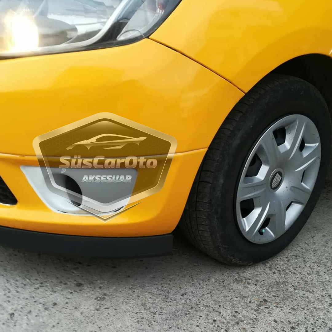 Dacia Logan 2009-2020 Uyumlu Üniversal Astra H lip Esnek Ön Lip 2 Parça Tampon Altı Dil Karlık Ön Ek image 8