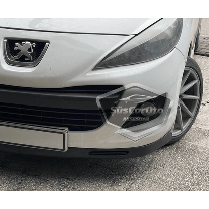 Peugeot 207 2006-2014 Uyumlu Üniversal V2 Laguna Lip Esnek Ön Lip 2 Parça Tampon Altı Dil Karlık Ön Ek image 6