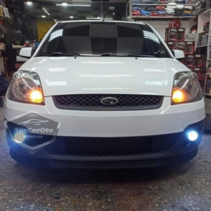 Ford Fiesta 2002-2008 Uyumlu Üniversal Astra H lip Esnek Ön Lip 2 Parça Tampon Altı Dil Karlık Ön Ek image 0