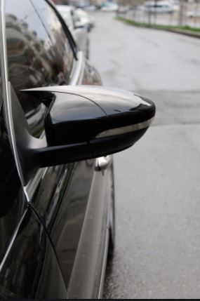 Vw Passat CC 2007-2017 Batman Yarasa Ayna Kapağı Piano Black ABS Plastik image 1